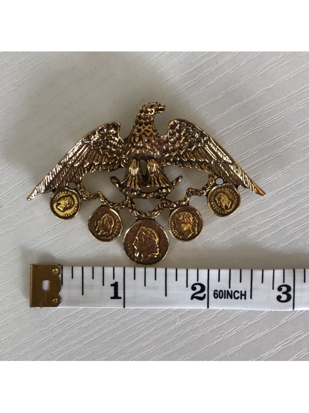 Bald Eagle & American Flag Brooch Pin Bundle - Picture 4 of 8